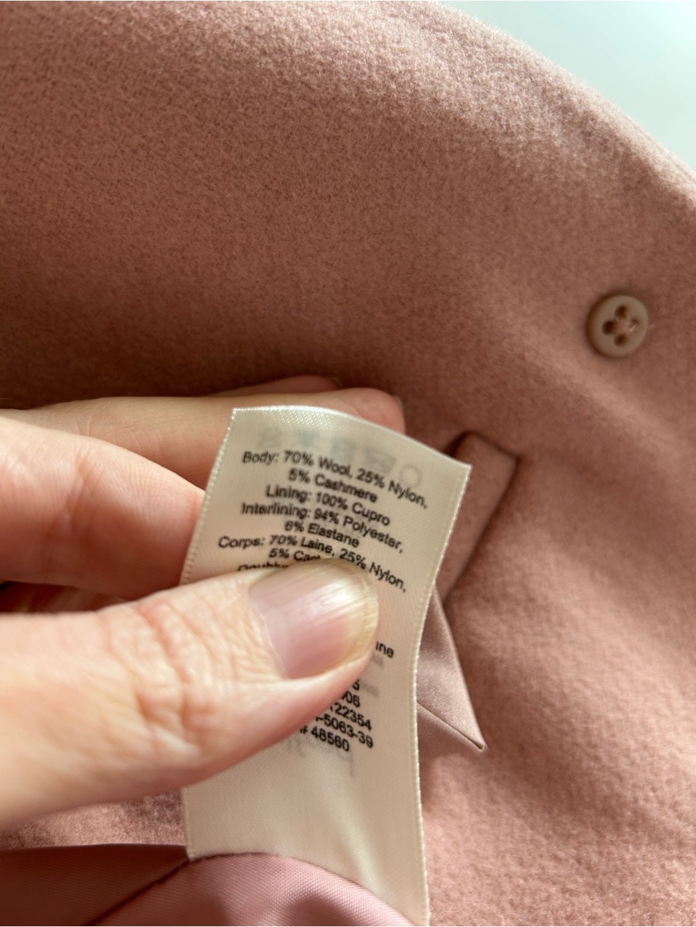 Aritzia Wilfred Wool and Cashmere Coccon coat size xl - Picture 2 of 5